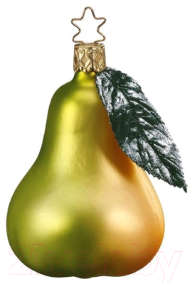 Елочная игрушка Inge's Christmas Fresh From The Market. Груша / 10085S010 - фото
