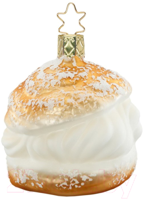 Елочная игрушка Inge's Christmas Coffee Table. Профитроль / 10072S020 - фото