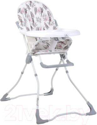 Стульчик для кормления Lorelli Marcel Grey Parrots / 10100322322 - фото