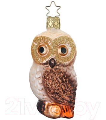 Елочная игрушка Inge's Christmas In The Woods. Сова / 10140S022 - фото