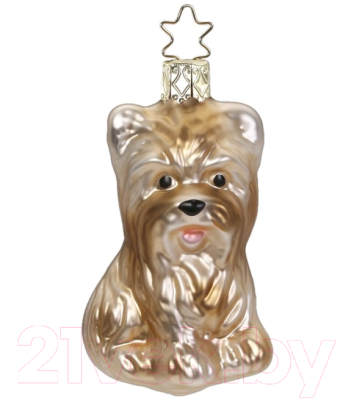 Елочная игрушка Inge's Christmas House And Farm. Йоркширский терьер / 10027S019 - фото