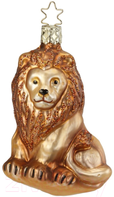Елочная игрушка Inge's Christmas Animals Around The World. Лев / 10047S013 - фото