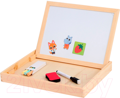 Конструктор магнитный Лесная мастерская Транспорт / 9712478