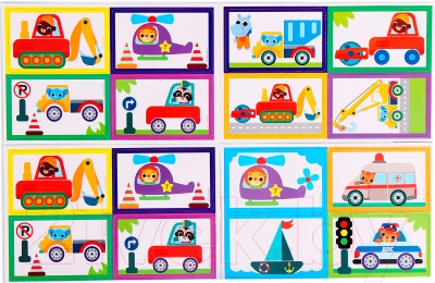 Конструктор магнитный Лесная мастерская Транспорт / 9712478