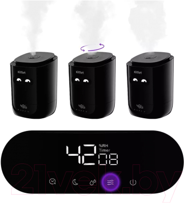 Ультразвуковой увлажнитель воздуха Kitfort KT-2877-1 (черный)