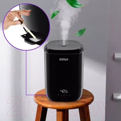 Ультразвуковой увлажнитель воздуха Kitfort KT-2877-1 (черный)