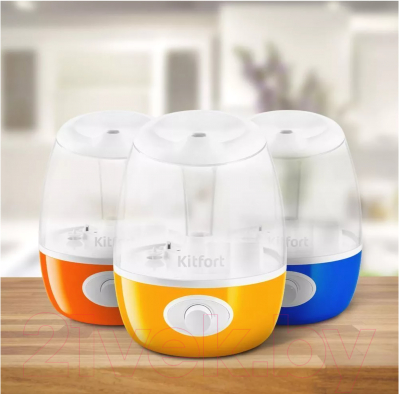 Ультразвуковой увлажнитель воздуха Kitfort KT-2888-1 (белый/желтый)