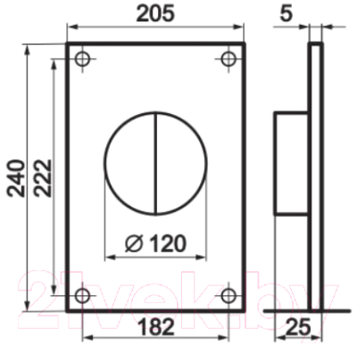 Накладка воздуховода Zernberg 6501 10227401
