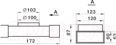 Разветвитель воздуховода Zernberg 731 10211121