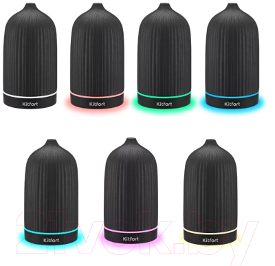 Ультразвуковой увлажнитель воздуха Kitfort KT-2893-2 (черный, с ароматизацией)