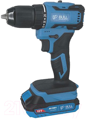 Аккумуляторная дрель-шуруповерт Bull SR 1804 (1329421) - фото