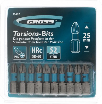 Набор бит Gross 11482 - фото