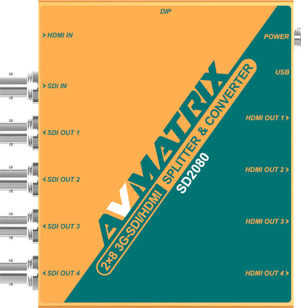 Сплиттер Avmatrix SD2080 2х8 SDI/HDMI / 29993