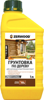 Грунтовка Zerwood GR Акриловая по дереву - фото