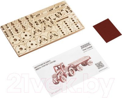 Конструктор Три совы Трактор с телегой / ДКНС013