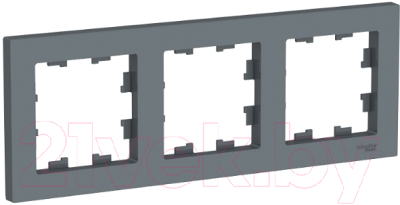 Рамка для выключателей и розеток Systeme (Schneider) Electric AtlasDesign ATN000703 - фото