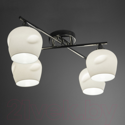 Люстра Элетех 21271-7/4 НПБ 01-4x60-126 Е27 / 1005405263 (хром)