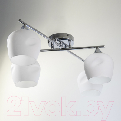 Люстра Элетех 21271-7/4 НПБ 01-4x60-126 Е27 / 1005405263 (хром)