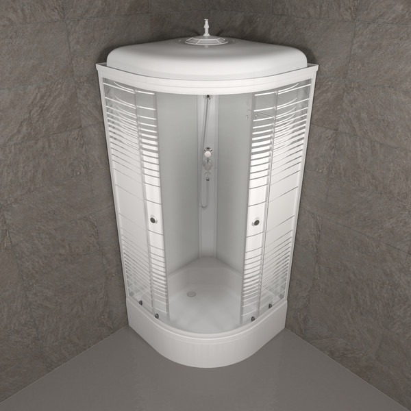 Душевая кабина Triton Стандарт В3 Полосы ДН4 90x90