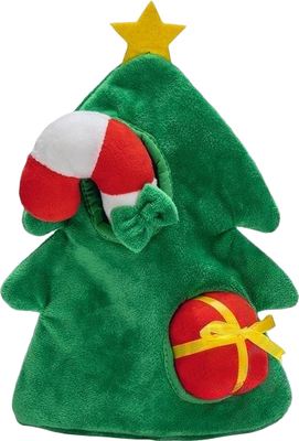 Игрушка для собак Beeztees Плюшевая Рождественская ель / 2400106 - фото