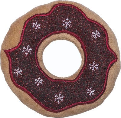 Игрушка для кошек Beeztees Плюшевая Рождественский пончик / 2400111 - фото