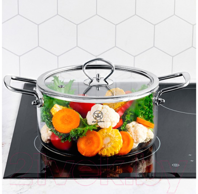 Кастрюля Elan Gallery Crystal Glass / 360161 