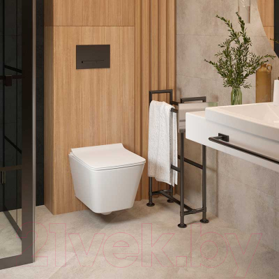 Унитаз подвесной Керамин Тобаго R МЛ Slim (с жестким сиденьем и микролифтом)