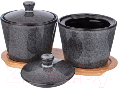 Набор емкостей для хранения Lefard Graphite 474-239