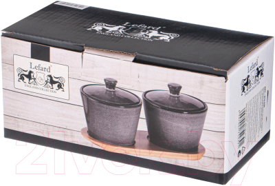 Набор емкостей для хранения Lefard Graphite 474-239