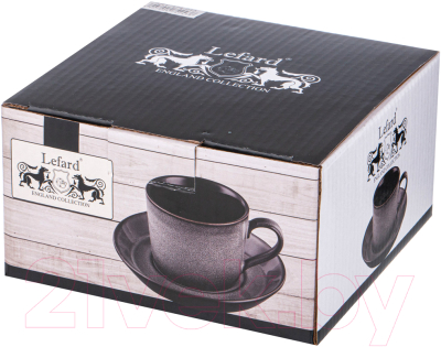 Чашка с блюдцем Lefard Graphite 474-243