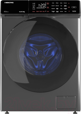 Стирально-сушильная машина Hiberg i-DDQ9-10714 Sd - фото