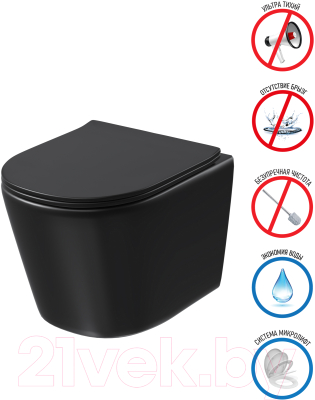 Унитаз подвесной Grossman GR-4477BMSQ