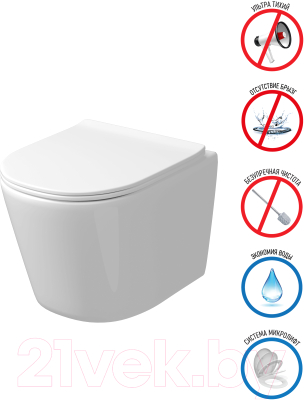 Унитаз подвесной Grossman GR-4477SQ