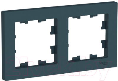 Рамка для выключателей и розеток Systeme (Schneider) Electric AtlasDesign ATN000802 - фото