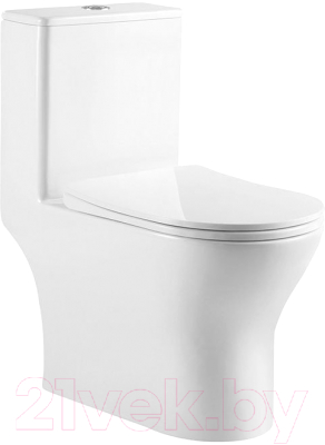 Унитаз напольный BelBagno Lounge BB8618CPR-MN/SC - фото