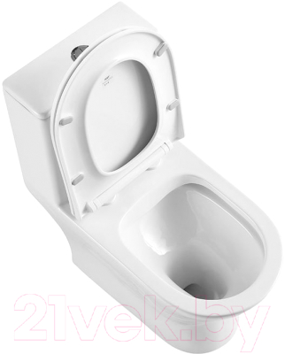 Унитаз напольный BelBagno Lounge BB8618CPR-MN/SC