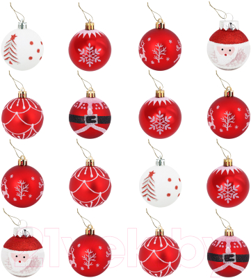 Набор шаров новогодних Золотая сказка Русская Зима / 591984 - фото