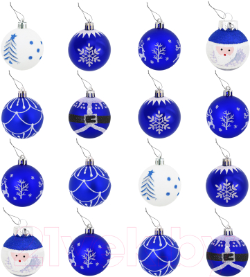 Набор шаров новогодних Золотая сказка Русская зима / 591985 - фото