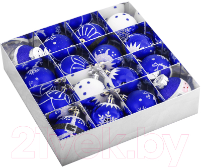 Набор шаров новогодних Золотая сказка Русская зима / 591985