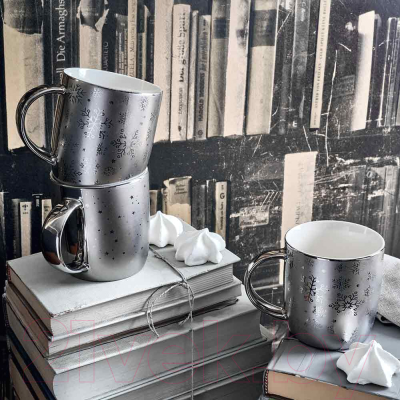 Набор кружек Tognana Natale All Silver / NT08545M107
