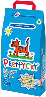 Наполнитель для туалета Prettycat Naturel / 621427