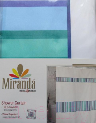 Шторка-занавеска для ванны Miranda Rail Way