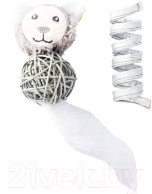 Набор игрушек для кошек Pet Park Космический пес и пружинка с кошачьей мятой / TOY99939-VA - фото