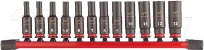 Набор головок слесарных Milwaukee Shockwave / 4932480453 - фото