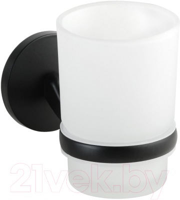 Стакан для зубной щетки и пасты Bemeta Nero 102410010 - фото