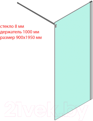 Душевая стенка Roth Walk In Line Walk-8 900 4000716W