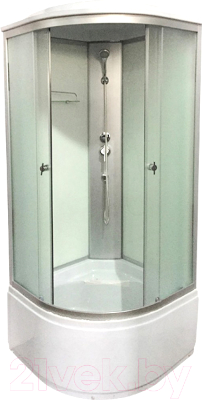 Душевая кабина Водный мир ВМ-8811Е 80x80 (матовое стекло) - фото