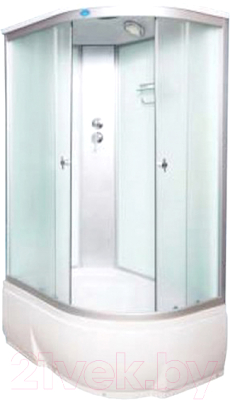 Душевая кабина Водный мир Cтандарт ВМ-886 Е L 80x120 (матовое стекло) - фото