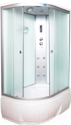 Душевая кабина Водный мир Комфорт ВМ-886 Е R 80x120 (матовое стекло) - фото