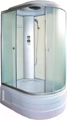 Душевая кабина Водный мир ВМ8803 L 110x80 (белый/матовое стекло) - фото